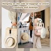 GOEDEKE 2Pcs Hat Clips for Travel on Bag, Hat Bag