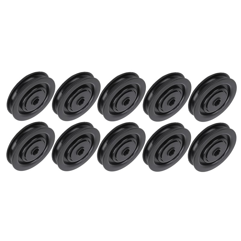 Bearing Pulley Wheel, 10 Pcs 75mm/90mm Universal Nylon Bearing Pulley