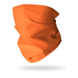 Ruffnek ORANGE FLUORESCENT - Hi Vis/Neon Neckwarmer/Snood Headwear Multi Scarf - Be Safe Be Seen, Nightbright, Safety Clothing - One Size