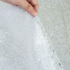 YZEO Silver Round Sequin Tablecloth - 50inch Sequin Table Linen