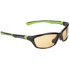 SWISSEYE Sportbrille Drift, inkl. Mikrofaserbeutel, Black matt/Green, One Size