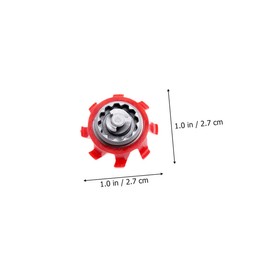 Outanaya 6Pcs Skid Golfs Shoe Spikes Durable Tpu Replacement Cleats for Enhanced Grip Portable Golfs Cleats for Outdoor Activities and Daily Use