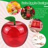 DOERDO 6pcs Plastic Bobbing Apples Filled Bobbing Apple Containers for