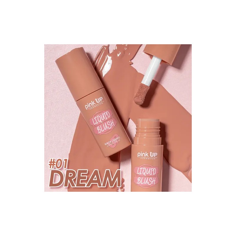Rubor Líquido Pink Up Liquid Blush Larga Duración Tono del