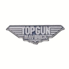 Top Gun Maverick Plane Fighter Pilot Enamel Pin Lapel Badge Brooch with Butterfly Clasp Back