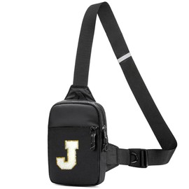 Vpoofree Mini Sling Bag for Men Crossbody,Small Chest Bag Casual Trendy Waterproof Lightweight Phone Crossover Daypack, Small Sling Bag-j