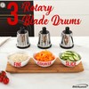 Brentwood KA-5060BK Rotary Cheese, Vegetable, Nut Grater, Shredder, and Slicer,