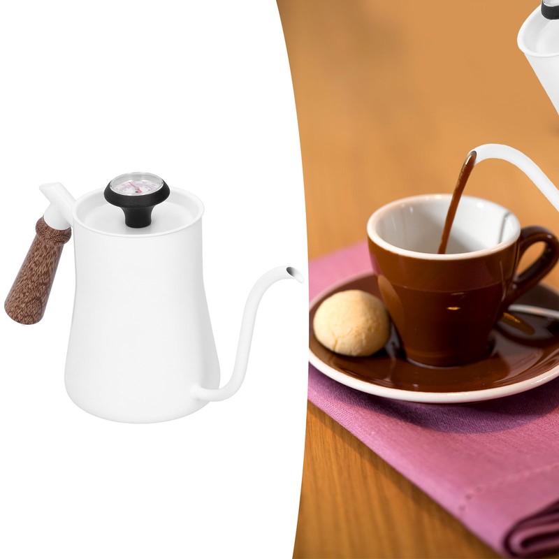 Coffee Pot 650ml Stainless Steel Long Narrow Spout Coffee Kettle