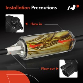 A-Premium Electric Fuel Pump Compatible with Honda Metropolitan 50 2002-2009, Ruckus 50 2003-2009 2011-2016