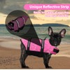 Neween Dog Life Jacket with Reflective Stripe, Adjustable Dog Life