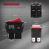 Rocker Switch Red 30 A 250 ~ 4 Pin Installation