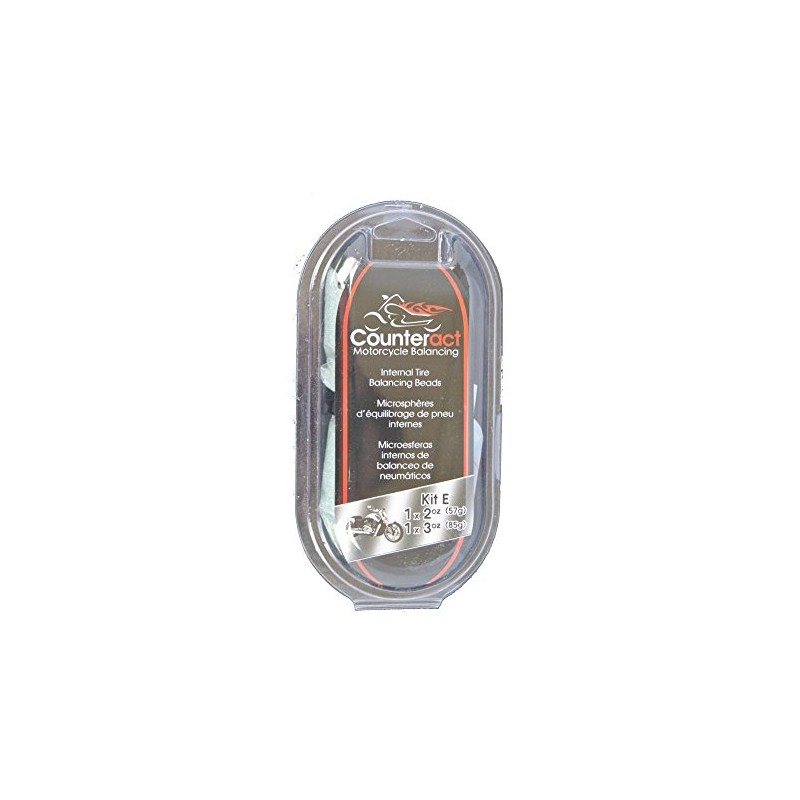 Counteract Motorcycle Tire Balancing Beads Kit with Installation Bottle Kit