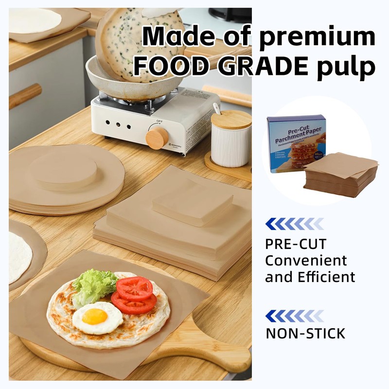 1000 Pieces 14cm Square Burger Paper 5.5 x 5.5 inch