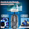 Mouse Inalámbrico Transparente, Mouse Inalámbrico Recargable con Receptor USB, mouse
