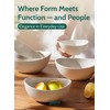 Sweese Porcelain Serving Bowls Set, 10-42 oz, Versatile for Salad,