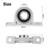 sourcing map 4pcs KP002 Pillow Block Bearings 8mm Bore Bearing