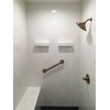 Modern 12" Ceramic Shampoo Shelf Tile
