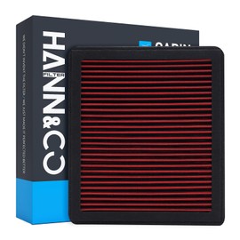 HANN&CO Washable And Reusable High Flow Cabin Air Filter，Greater Than 15 Years of Service Life，Suitable For Hyundai Palisade Replacement CF12936，CP25P，CF12214（HCC18114-X）