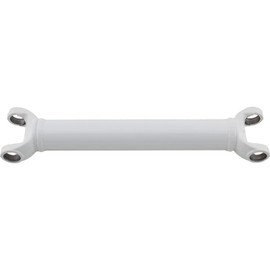 Speedway Motors T-Bucket Lightweight Steel Driveshaft, 2 Inch O.D., 15.5 Inches Long, Compatible with Modifieds and Sports Mods, White Painted Coating
