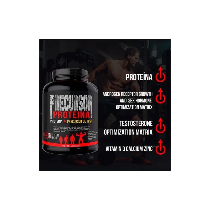 2.2 Kg Testo Precursor Testosterona + Prote Para Hombres