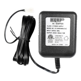 HQRP 24V 300mA AC Adapter Compatible with Orbit Sprinkler Indoor Irrigation Timers Power Supply Cord, Transformer, fits Most Brands on The Market, ETL Listed