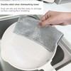 AWAVM 10PCS Multipurpose Non-Scratch Scrubbing Wire Dishwashing Rags, Wire Wool，Multipurpose