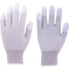 Trusco TGL-2996L x 5 Pairs Anti-Static Gloves L (Urethane Fingertip Coat)