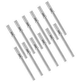 12 Pcs Mandrel Nail Drill Bits,Mandrel Bits for Small Sanding Bands,3.1 MM 3/32 Shank Mini Mandrel Bit for Acrylic Nails Manicure Pedicure Tool Electric File Machine