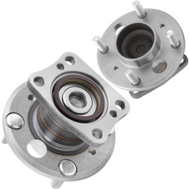 [2-Pack] 512490 - Rear Driver or Passenger Side Wheel Hub Bearing Assembly Compatible with 2011-2013 Ford Fiesta, 2014-2018 Ford Fiesta [SE, S, Titanium], 2019 Ford Fiesta [Cross Reference: HA590367]