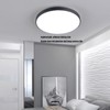 48W LED Ceiling Lamp Ultrathin With Black Border PC White