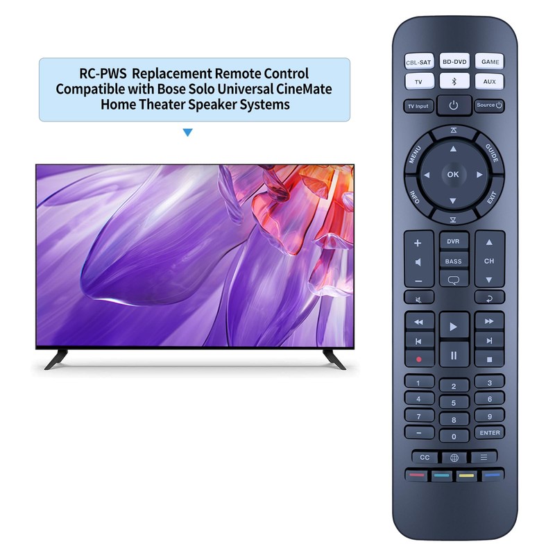 PZL New Replacement Remote Control for Bose Solo 5 TV