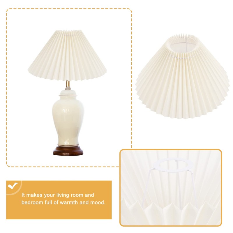 Simple Lamp Shades Pleated Light Cover Table Lamp Shade Lamp