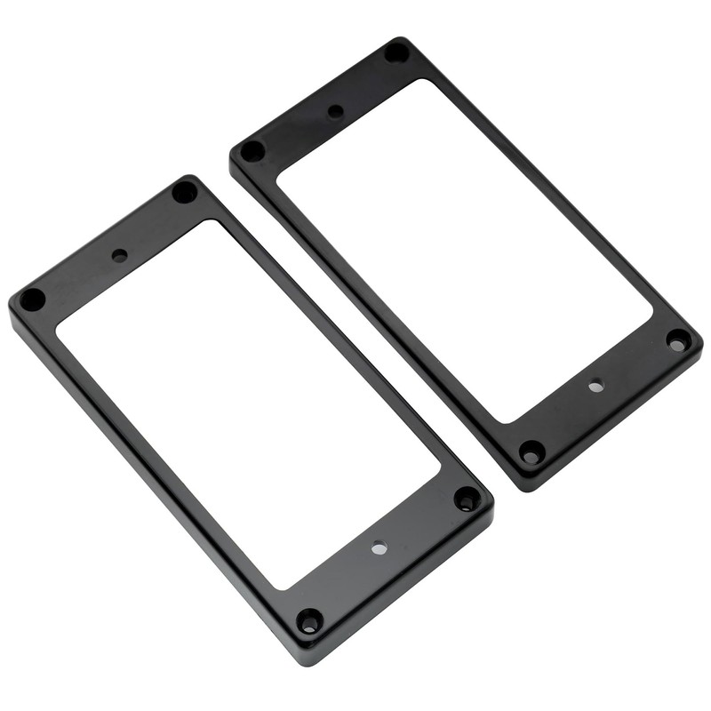 Musiclily Pro Plastic Curved Bottom Humbucker Mounting Pickup Rings Set