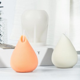 Attuslla - Moldes de resina para jarrón de silicona, forma de lágrima, moldes de resina, moldes de fundición de silicona para bodas, fiestas, cenas, mesa, centro de mesa para decoración del hogar