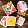 FRUHLING Pack of 50 Granny Square Crochet Cards Colourful Mixes