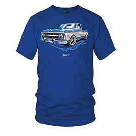 Wicked Metal - C-10 Chevy Blue Truck Shirt, Chevy C10 t-Shirt, Classic Truck, Old Truck Shirt, Blue