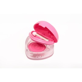 Oz Lab Soft Hearted Lip and Cheek Mousse – Frosted Rose 2-in-1 Vegan Cream Blush & Lip Tint Heart-Shaped Packaging with Mini Brush 0.12 FL.OZ/3.5G，pack of 1