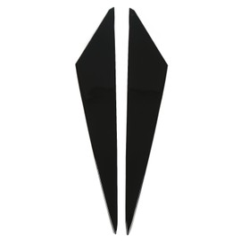 2pcs Headlight Eyebrow Black Protective Easy Clean Replacement for X1 E84 2009‑2014