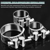 Fomiata 2Pcs 201 Stainless Steel T-Bolt Hose Clamps,Clamp Range 52-55mm