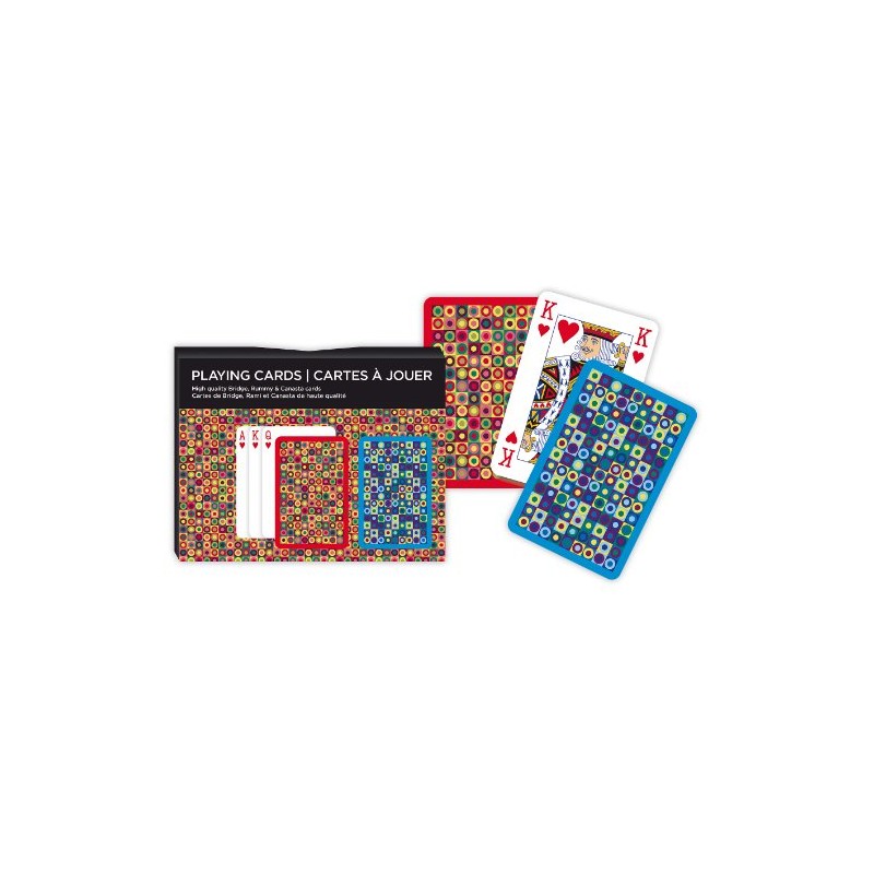 Piatnik Double Deck Dots Bridge Double Playing Cards