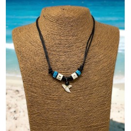Shark Necklace for Ocean Lovers - Handcrafted Genuine Tooth Pendant Adjustable