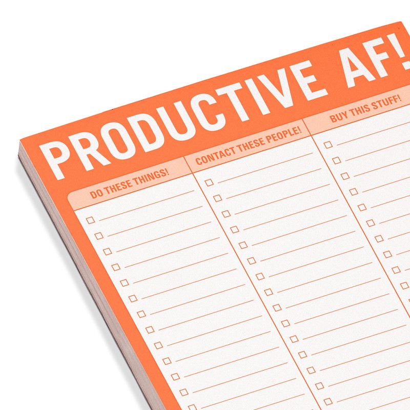 Knock Knock Productive AF! Pad