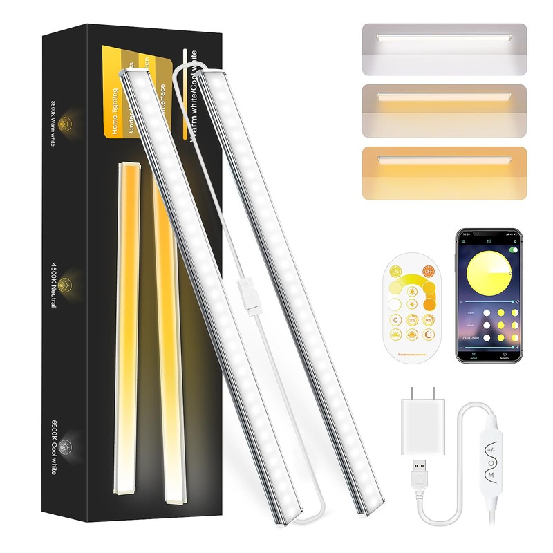 Daymeet Under Cabinet Lights, Bright Ultra Thin 12 Inch LED