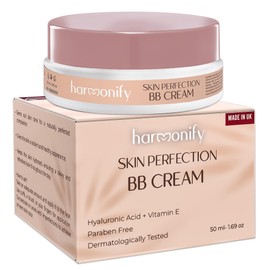 HARMONIFY BB Moisturizing Cream with Hyaluronic Acid and Vitamin E, Body and Face Moisturizer for Dry Skin | Daily Moisturizer, Oil-Free, Fragrance Free, Non-Comedogenic, Made in Europe