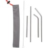 Daconovo Ti Straws Set Pajitas Reutilizables Livianas para Adultos Niños