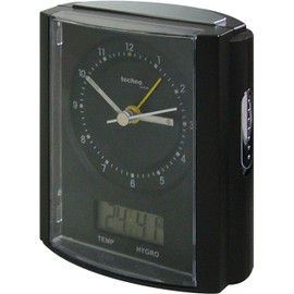 Technoline Premium WT 770 Alarm Clock Radio-Controlled Matte/Chromed Black