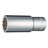 TONE Deep Socket (12 Square) 4D-24L Insertion Angle 0.5 inch