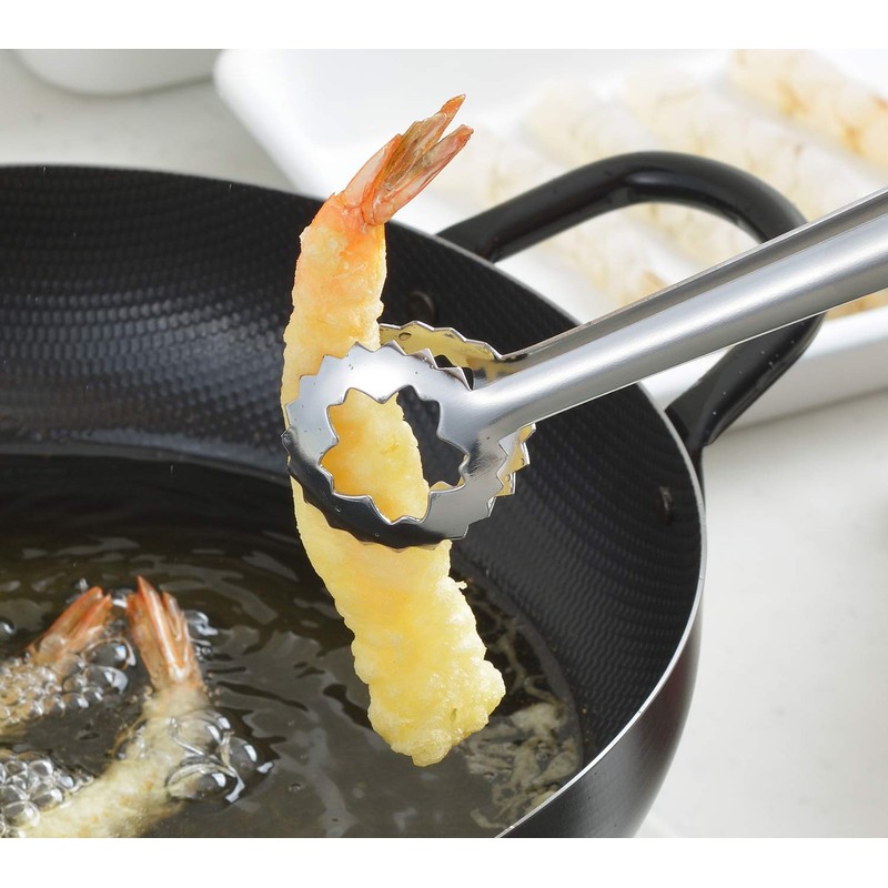 Yoshikawa YJ2787 Cooking Tongs, 9.2 inches (23.3 cm), Made in