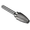 sourcing map Double Cut Tungsten Carbide Rotary File 9/16-inch Head