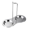 yuusaki Ladle Stand, 2 Ladle Stand, Vertical Stand, Stainless Steel,